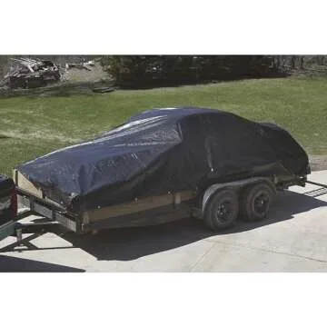 Roughneck 6-Oz. Extreme-Duty Black/Silver Poly Tarp - 10ft. x 12ft.