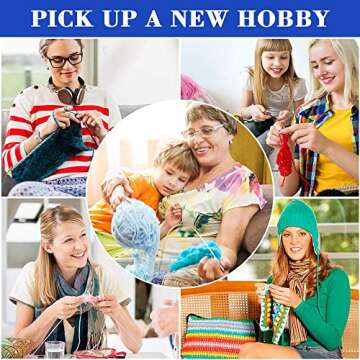 Inscraft Crochet Hook Set – 82 Pcs Ergonomic for Beginners