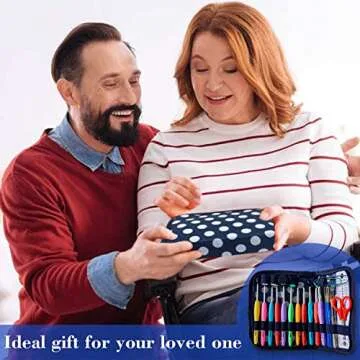 Inscraft Crochet Hook Set – 82 Pcs Ergonomic for Beginners