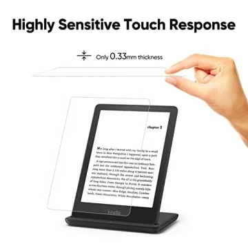 2 Pack Anti Blue Light Glass Screen Protector for Kindle Paperwhite