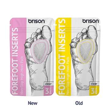 Brison Metatarsal Pads for Foot Pain Relief in Heels
