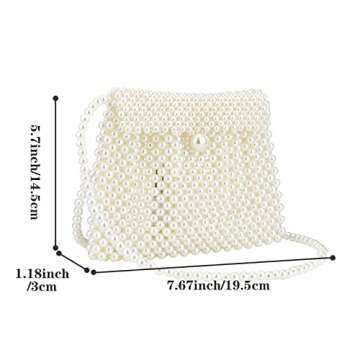 Stylish Pearl Tote Bag for Elegant Evenings