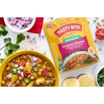 Tasty Bite Organic Channa Masala, Ready to Eat Vegan Meal