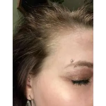 Elegant 6pcs Stainless Steel Rose Gold Body Piercing Set