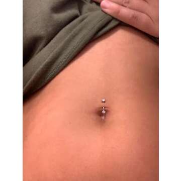 Elegant 6pcs Stainless Steel Rose Gold Body Piercing Set