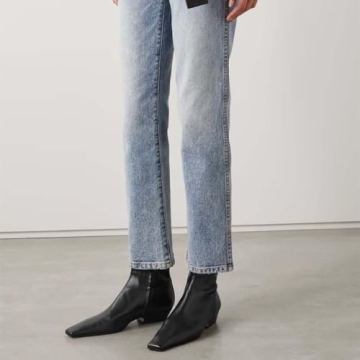 Miss Left Stylish Square Toe Ankle Booties for Women