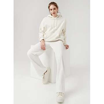 MAGISDU Women's High-Waisted Wide Leg Sweatpants