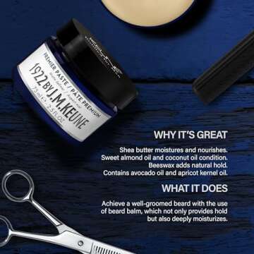 1922 by J.M. Keune Beard Balm for Moisturizing & Grooming