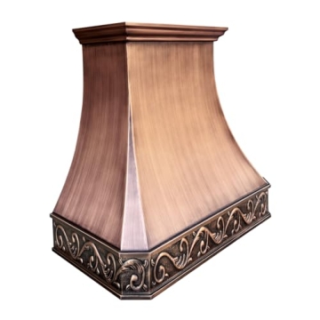Stunning SINDA Copper Vent Hood for Elegant Kitchens