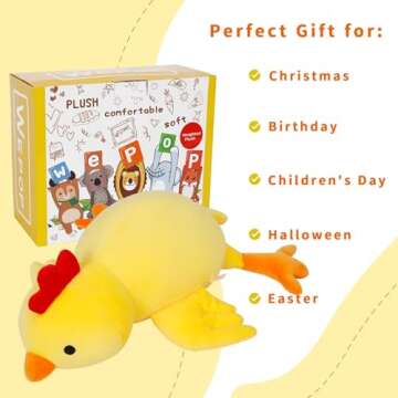 Comforting IdeaMeme Weighted Chick Plush for All Ages