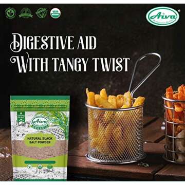 AIVA Natural Black Salt 7 oz