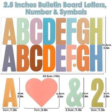 Durable 600 Pcs Large Letter Stickers Set for Crafting