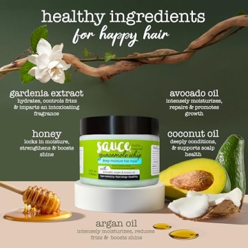 Sauce Beauty Guacamole Hair Mask for Damaged Hair Care
