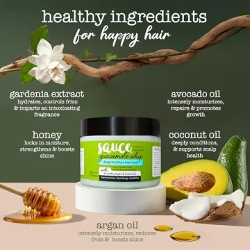 Sauce Beauty Guacamole Hair Mask for Damaged Hair Care