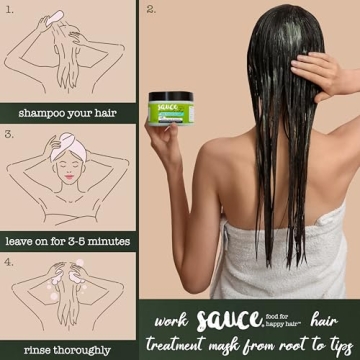Sauce Beauty Guacamole Hair Mask for Damaged Hair Care