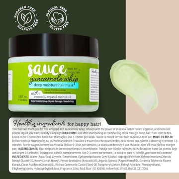 Sauce Beauty Guacamole Hair Mask for Damaged Hair Care