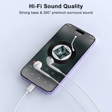High-Quality Wired Headphones for iPhone 14 13 12 11 Pro Max
