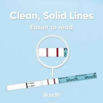 Wondfo Ultra Accurate Ovulation Test Strips - Quantitative Urine Ovulation Tests with Numerical Result, Fertility Cycle Monitoring- 20 LH Test
