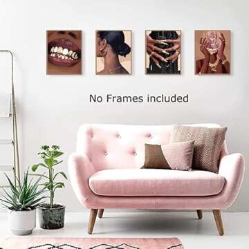 TANXM Black Woman Art Decor – Empowering African American Prints Set