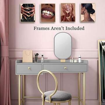 Empowering Black Woman Art Poster Set for Home Decor