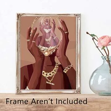 Empowering Black Woman Art Poster Set for Home Decor