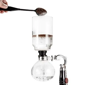 YAMA Glass 3 Cup Siphon Coffee Maker for Artisanal Brewing
