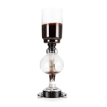 YAMA Glass 3 Cup Siphon Coffee Maker for Artisanal Brewing