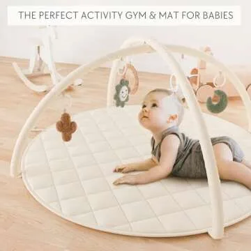 Beautiful Baby Play Gym for Infants - Safe & Stylish Playmat