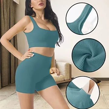 Stylish 2-Piece Yoga Workout Sets for Women - 2 Pack