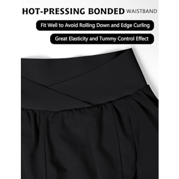 Blooming Jelly Women's High Waisted Workout Shorts