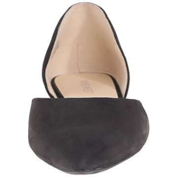 Nine West Women's Starship Ballet Flat, Black, 6.5