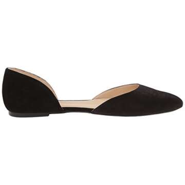 Nine West Women's Starship Ballet Flat, Black, 6.5