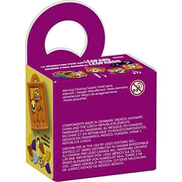 LEGO DOTS Bag Tag Leopard 41929 DIY Craft Decorations Kit; A Great Gift for Kids Who Like to Make Their Own Bag Tags and Accessories; Makes a Fun, Customizable Toy, New 2021 (84 Pieces)