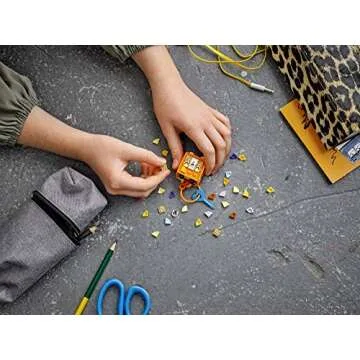 LEGO DOTS Bag Tag Leopard 41929 DIY Craft Decorations Kit; A Great Gift for Kids Who Like to Make Their Own Bag Tags and Accessories; Makes a Fun, Customizable Toy, New 2021 (84 Pieces)