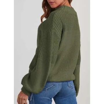 Dokotoo Stylish Women’s Fall Sweater - Casual Knit Top