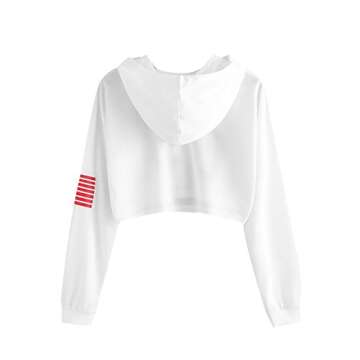 Stylish SweatyRocks Women's Crop Top Hoodies