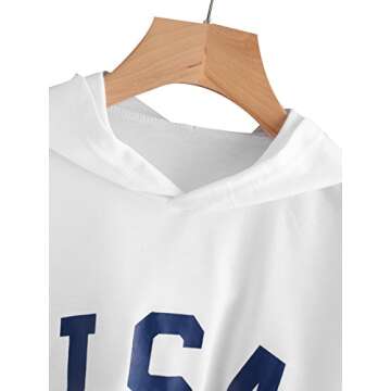 Stylish SweatyRocks Women's Crop Top Hoodies