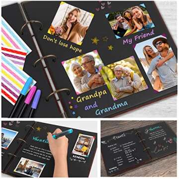 Barsone Leather Scrapbook Album for Lasting Memories