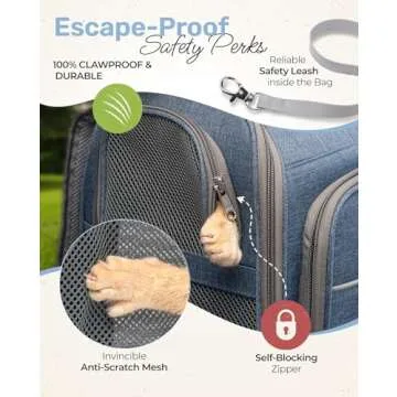 Comfy Expandable Cat Backpack Carrier for Pets