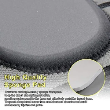 HUEGLO Plus Size Knee Pads for Women, Soft & Reliable