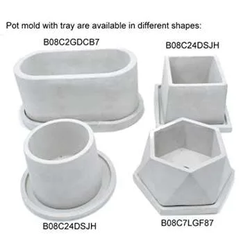 Silicone Oval Tray Mold for DIY Concrete Planters