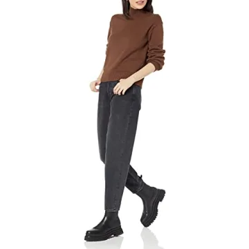 Amazon Essentials Women's Cotton Sweater in Deep Brown