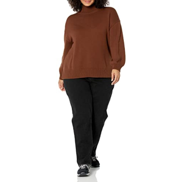 Amazon Essentials Women's Cotton Sweater in Deep Brown