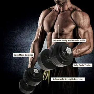 Adjustable Dumbbells Kits 200lbs for Home Fitness