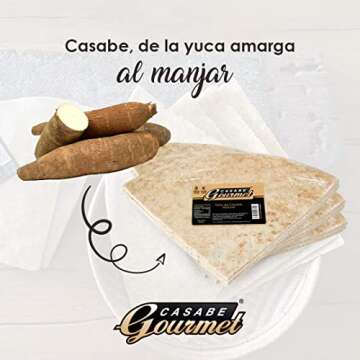 Casabe Gourmet Vegan Cassava Bread from Venezuela
