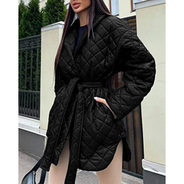 BTFBM Quilted Jacket for Women - Stylish & Warm Outerwear