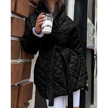 BTFBM Quilted Jacket for Women - Stylish & Warm Outerwear