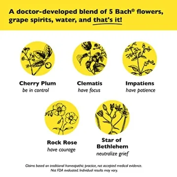 Natural Bach RESCUE REMEDY Dropper for Stress Relief