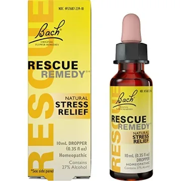 Natural Bach RESCUE REMEDY Dropper for Stress Relief