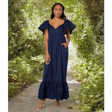 En Saison Barnette Dress Navy SM